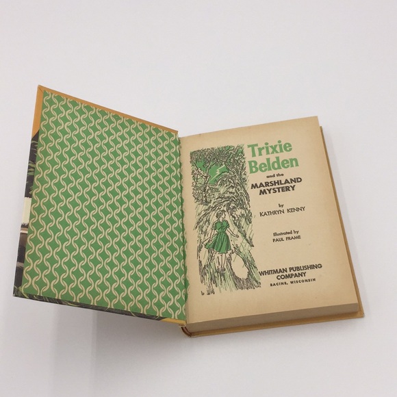 Vintage Trixie Belden and the Marshland Mystery by Kathryn Kenny 1962 Hardcover - Picture 4 of 11